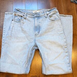 Abercrombie & Fitch Light Wash Straight Jeans